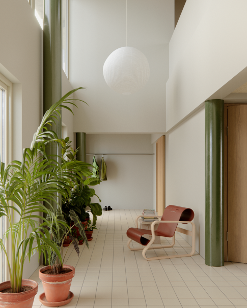 Husen på Taket: Interiör bild, galleri.